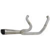 Two Bros. Shorty Turn Out Stainless 2 Into 1 Exhaust For Harley Davidson M8 Softail ST & Sport Glide -Maxima Store 005 5120199 SG