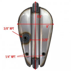 2.5 Gal. Frisco Mount Sportster Bobber Gas Tank -Maxima Store 0b2a7894sku105 0038 1