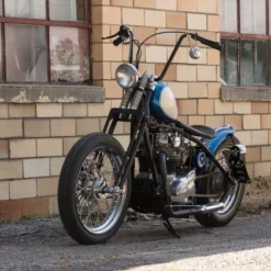 TC Bros. 7/8" Ape Hanger Handlebars - 12" Black Powdercoated -Maxima Store 0b2a9126