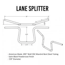 TC Bros. Lane Splitter Handlebar -Maxima Store 101 0001 5