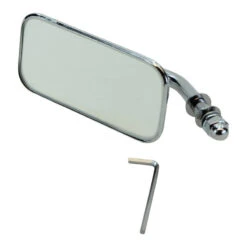 Rectangular Mirror, 2" X 4 1/4", Each - Chrome -Maxima Store 101 0079a 1 1