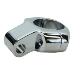 Custom Mirror Clamp For 1" Handlebars And 5/16" Mirrors - Chrome 7 Custom Mirror Clamp For 1" Handlebars And 5/16" Mirrors - Chrome -Maxima Store 101 0080a 1 1