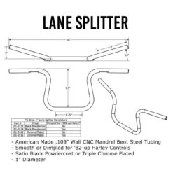 TC Bros. Lane Splitter Handlebar -Maxima Store 101 0113.4 1