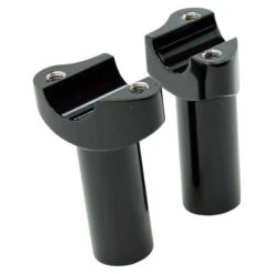 3.5" Black Forged Handlebar Risers For Harley