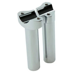 5.5" Chrome Forged Handlebar Risers For Harley
