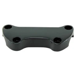 1" Handlebar Clamp For Harley - Black Smooth