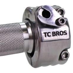 TC Bros. 7/8" Single Cable Motorcycle Throttle - Polished -Maxima Store 101 0221c