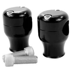 TC Bros. 2" Black Springer Risers For 1" Diameter Handlebars