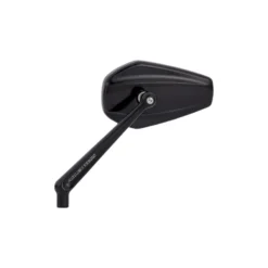 Mini Stocker Forged Mirror, Black - Left