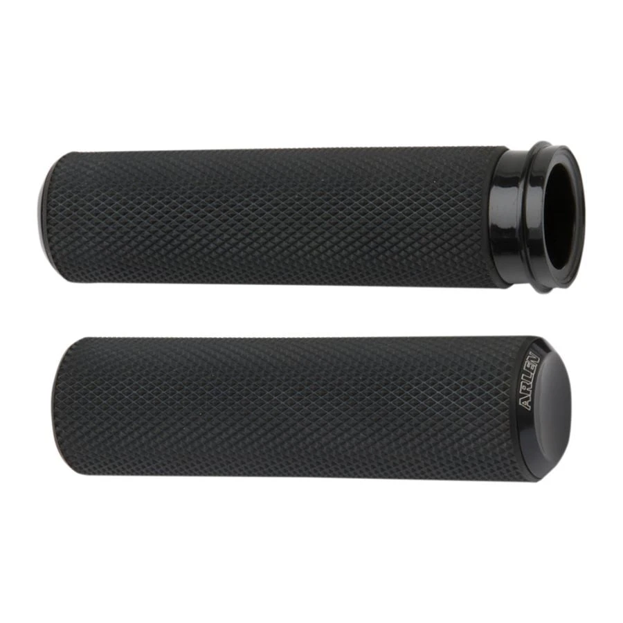 Fusion Knurled Grips, Black - TBW 3 Fusion Knurled Grips, Black - TBW