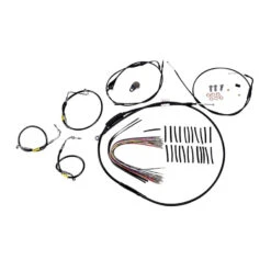 Control Kit - Early Touring Bikes - 13" Bagger Bar Handlebars - Black