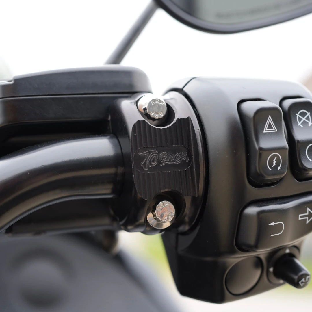 TC Bros. Pro Series Clutch & Brake Perch Clamp Set Fits Harley Softail, Touring, Dyna, Sportster 4 TC Bros. Pro Series Clutch & Brake Perch Clamp Set Fits Harley Softail, Touring, Dyna, Sportster - Image 2