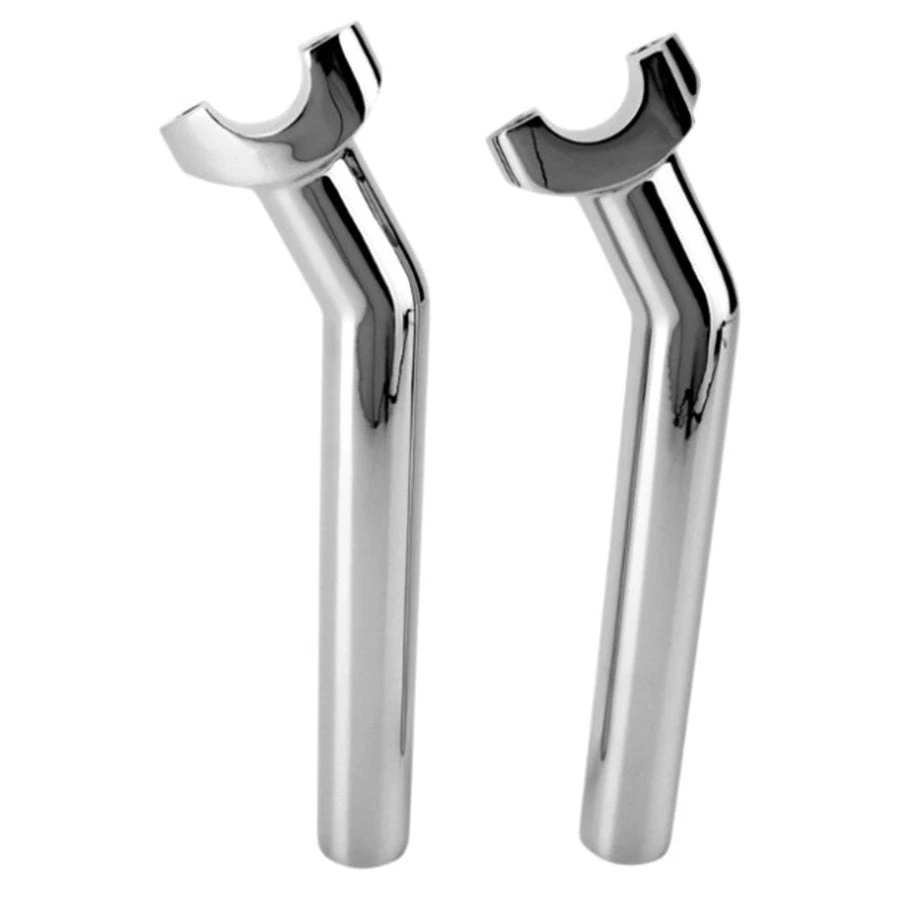 Risers - Pullback - 8-1/2" - Chrome 3 Risers - Pullback - 8-1/2" - Chrome