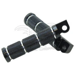 Black Knurled Foot Pegs For Harley Models 2017-Earlier (pair)