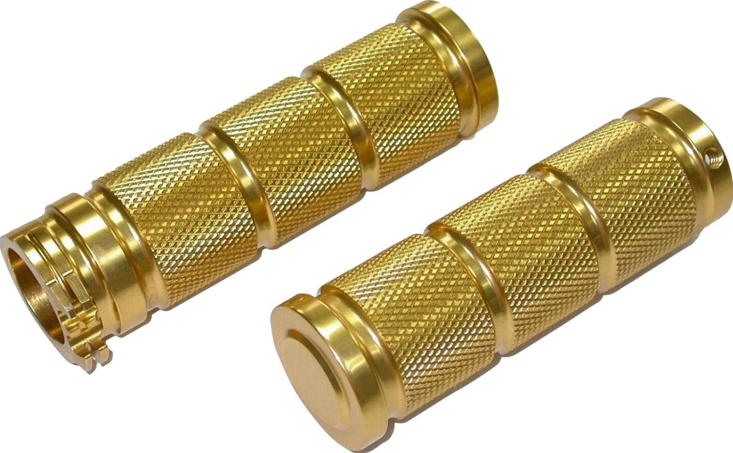 Knurled Billet Grips For Harley-Davidson 4 Knurled Billet Grips For Harley-Davidson - Image 2