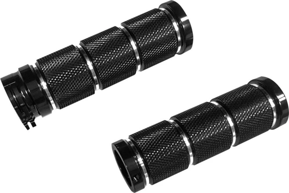 Knurled Billet Grips For Harley-Davidson 8 Knurled Billet Grips For Harley-Davidson - Image 6