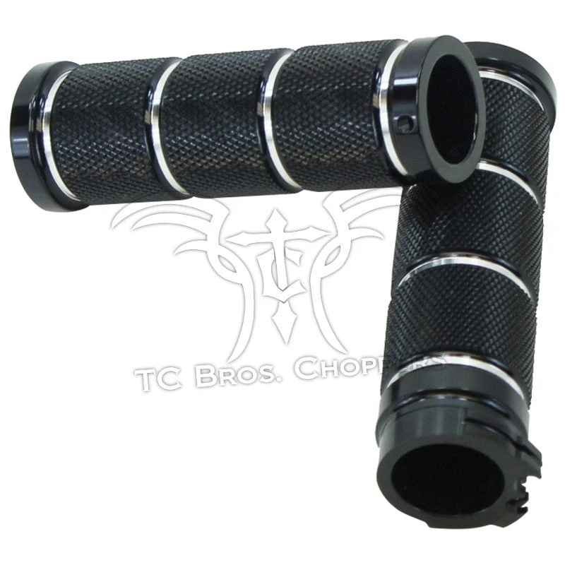 Knurled Billet Grips For Harley-Davidson 10 Knurled Billet Grips For Harley-Davidson - Image 8