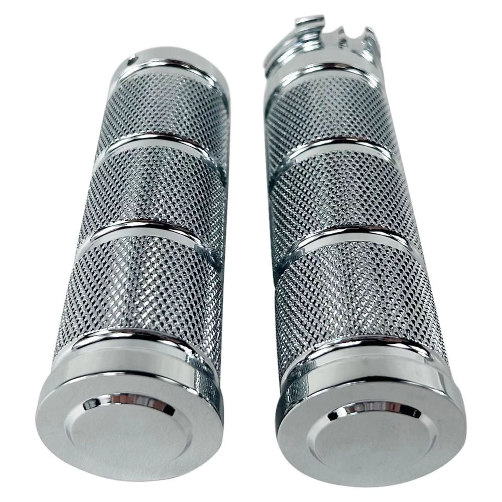 Knurled Billet Grips For Harley-Davidson 12 Knurled Billet Grips For Harley-Davidson - Image 10