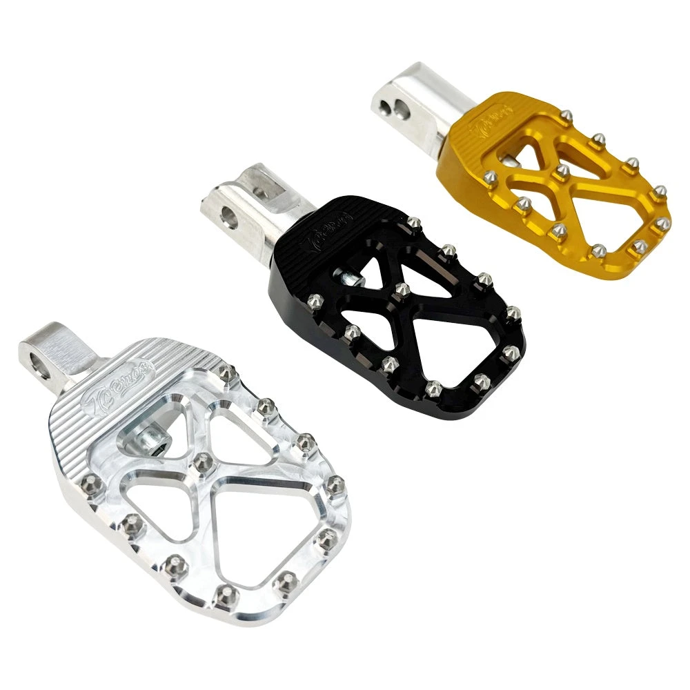 TC Bros. Pro Series MX Foot Pegs For Harley Davidson Models 3 TC Bros. Pro Series MX Foot Pegs For Harley Davidson Models