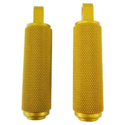 TC Bros. Nomad Foot Pegs For Harley Models - Knurled - Gold -Maxima Store 102 0128 5