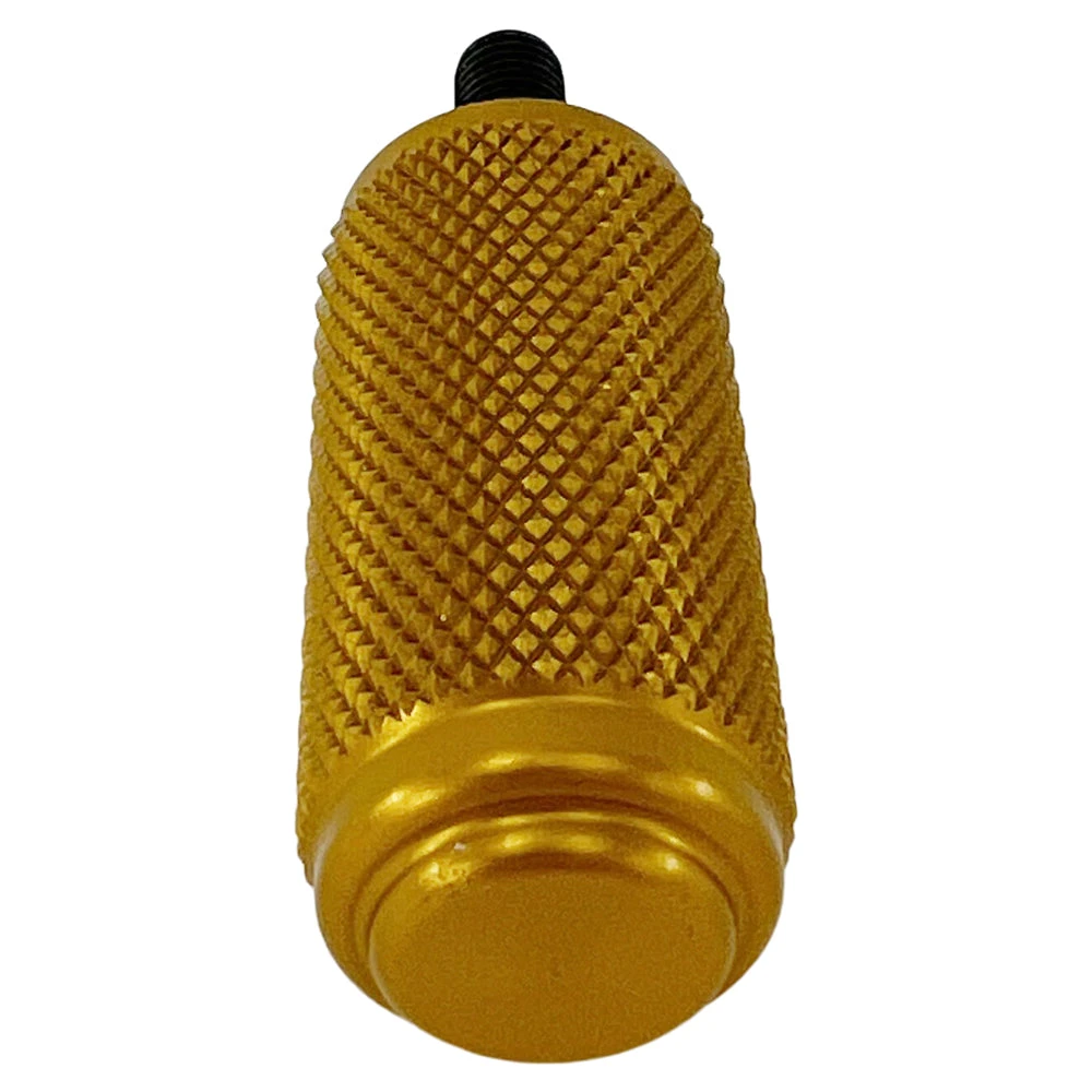 TC Bros. Nomad Shift Peg For Harley Models - Knurled - Gold (sold Each) 6 TC Bros. Nomad Shift Peg For Harley Models - Knurled - Gold (sold Each) - Image 4