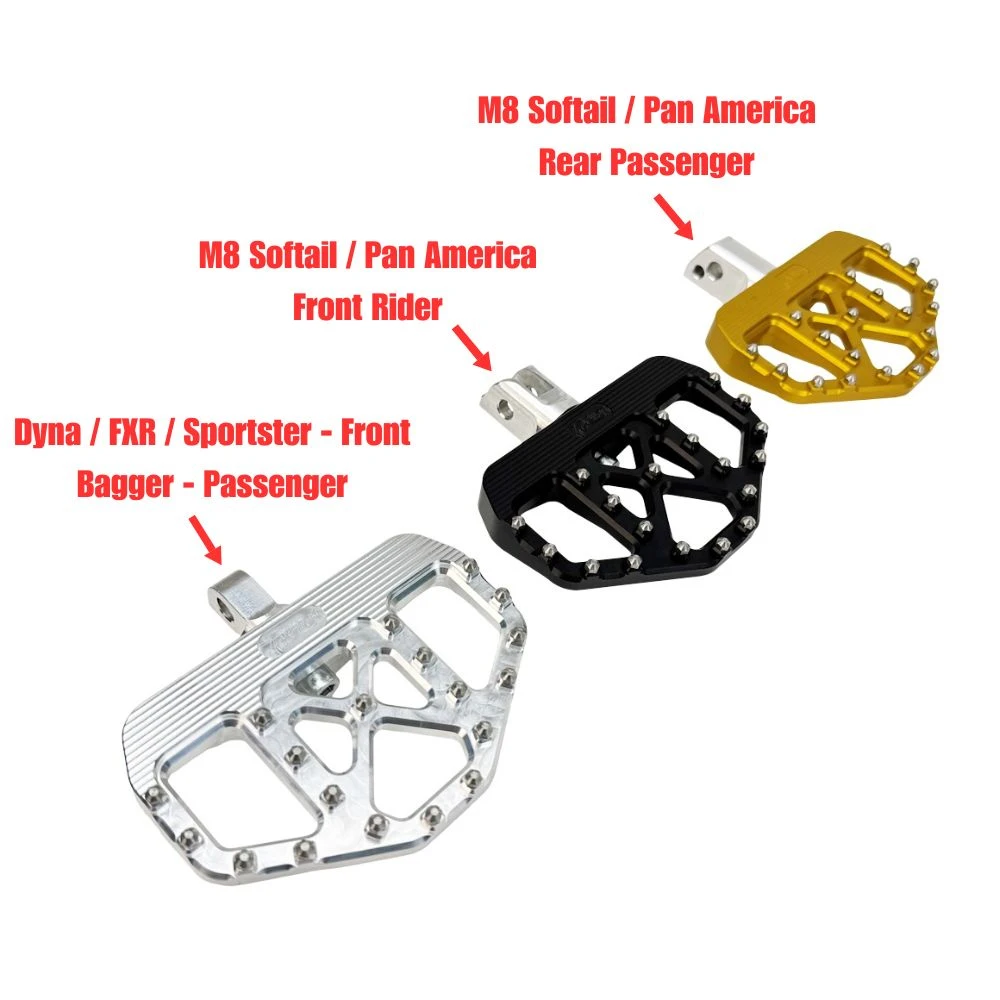 TC Bros. Pro Series MX Mini Floorboards For Harley Davidson Models 5 TC Bros. Pro Series MX Mini Floorboards For Harley Davidson Models - Image 3