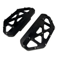 TC Bros. Pro Series MX Passenger Floorboards For Harley Davidson Bagger Touring Models -Maxima Store 102 0169 front angled view