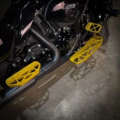 TC Bros. Pro Series MX Brake Pedal Pad For Harley Davidson Bagger Touring Models -Maxima Store 102 0173 MX Brake Pedal Gold V