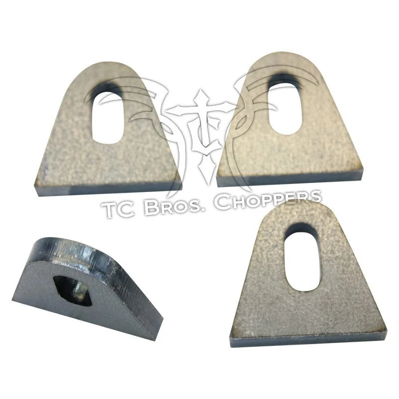 Weld On Steel Mounting Tabs Style 4 By TC Bros 4 Weld On Steel Mounting Tabs Style 4 By TC Bros - Image 2