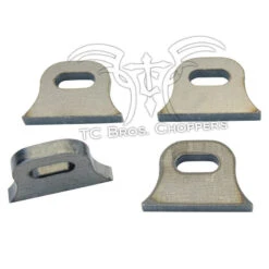 Weld On Steel Mounting Tabs Vintage Style 9 By TC Bros 6 Weld On Steel Mounting Tabs Vintage Style 9 By TC Bros -Maxima Store 104 0043a