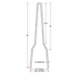 TC Bros. Tall DIY Sissy Bar Kit -Maxima Store 104 0089 1