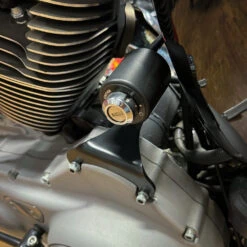 TC Bros. Ignition Switch Relocation Bracket 2004-2009 Harley Sportster -Maxima Store 104 0099a