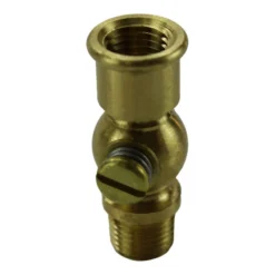 1/4" Brass Petcock With T Handle NPT Male X NPT Female -Maxima Store 105 0061b 1 1