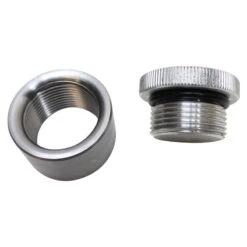 TC Bros Aluminum Unvented Filler Cap With Bung For Oil Or Gas Tanks