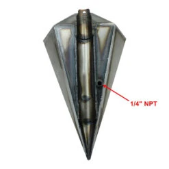 2.2 Gal Pointed Prism Gas Tank -Maxima Store 105 0139b 1
