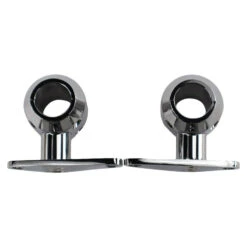 Chrome Removable Front Fender Mounts For Springer Front Ends (fits Moto Iron Springers)