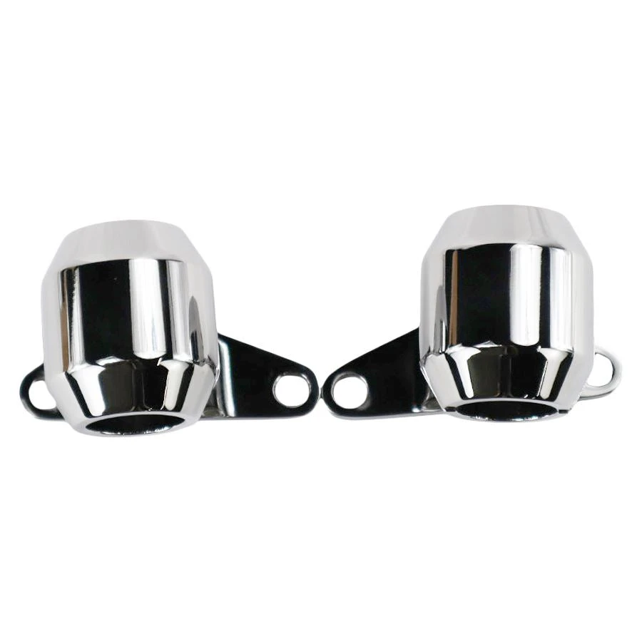 Chrome Removable Front Fender Mounts For Springer Front Ends (fits Moto Iron Springers) 4 Chrome Removable Front Fender Mounts For Springer Front Ends (fits Moto Iron Springers) - Image 2
