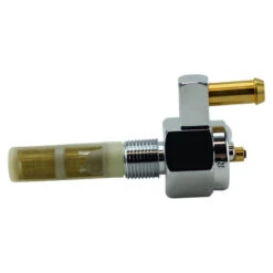 Billet Petcock Fuel Valve 3/8" NPT Straight Outlet -Maxima Store 105 0154b