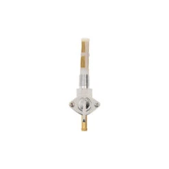 1/4" Petcock Fuel Valve - Straight - Chrome