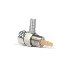 Prism Supply Petcock - 90° 1/4" NPT - Stainless -Maxima Store 105 0236