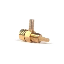 Prism Supply Petcock - 90° 1/4" NPT - Brass -Maxima Store 105 0237