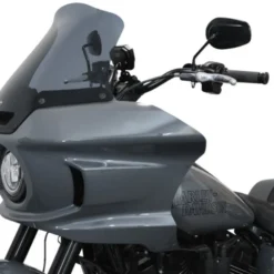 Klockwerks Flare Windshield - 10" - Dark Smoke- For 2022-2024 Softail Low Rider ST FXLRST -Maxima Store 105 0275