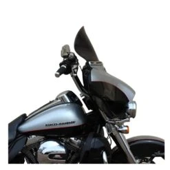 Klockwerks Flare Windshield - 11-1/2" - Dark Smoke - For 2014-2024 FLH