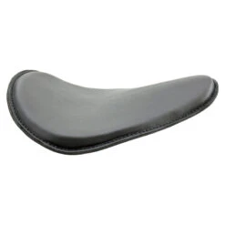 Black Leather Thin High Back Solo Seat