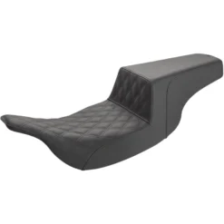 Saddlemen Step-Up Seat FLHT & FLTR 1997-2007 - Black Front Diamond Stitch