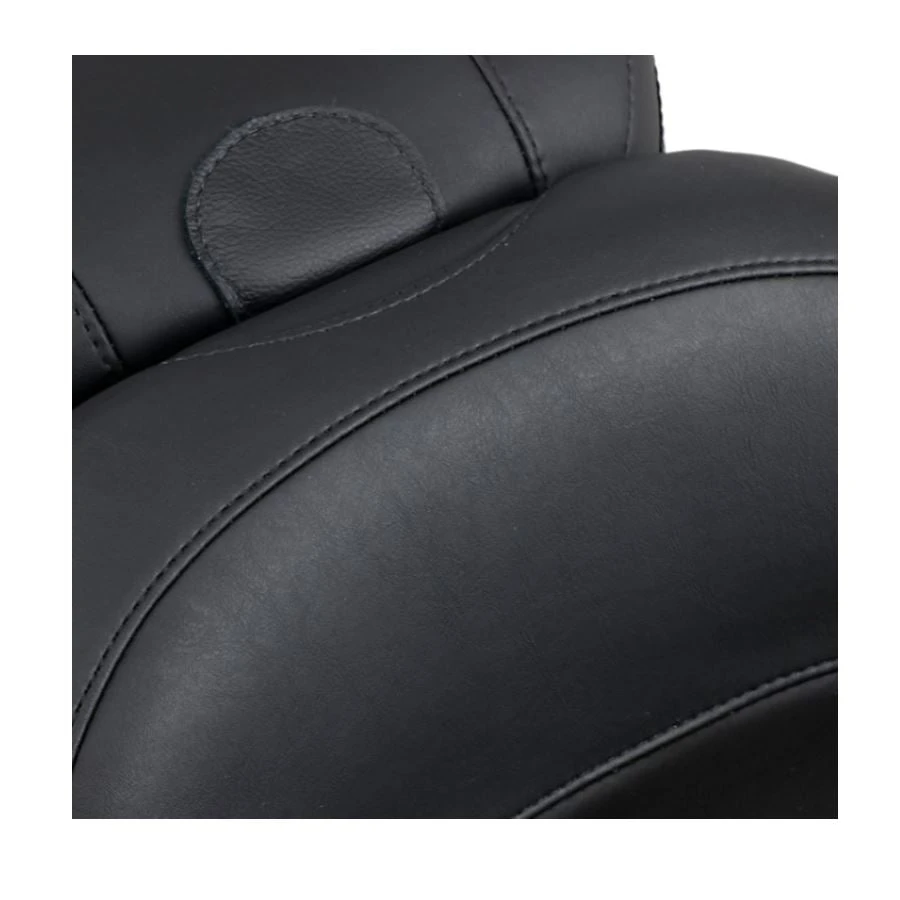 Mustang Lowdown Seat With Driver Backrest - Plain - FLHR '97-'07 4 Mustang Lowdown Seat With Driver Backrest - Plain - FLHR '97-'07 - Image 2