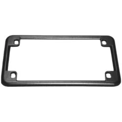 Emgo License Plate Frame - Black - 4 1/8" X 7 1/4