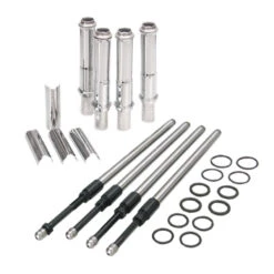 Quickee Adjustable Pushrods For 1999-'17 Big Twins W/ Stock Engine Height +/- .050