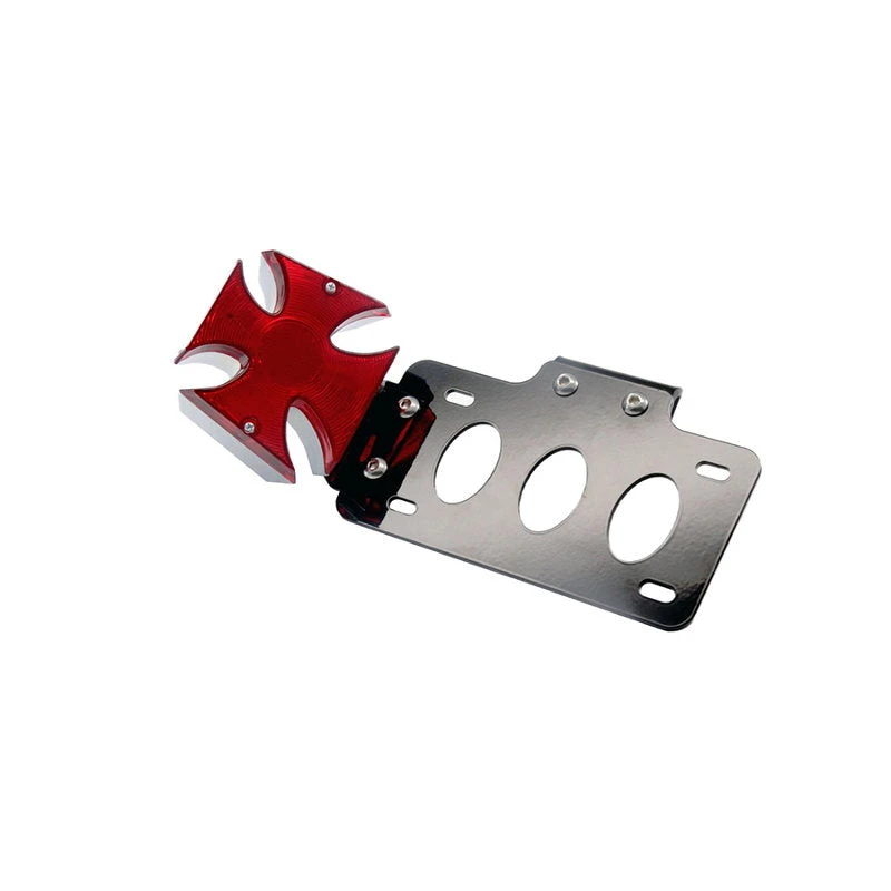 TC Bros. Maltese Cross Side Mount Tail Light/License Plate Bracket 5 TC Bros. Maltese Cross Side Mount Tail Light/License Plate Bracket - Image 3