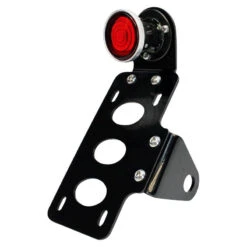 TC Bros. 2 Inch Round Bobber Side Mount Tail Light/License Plate Bracket